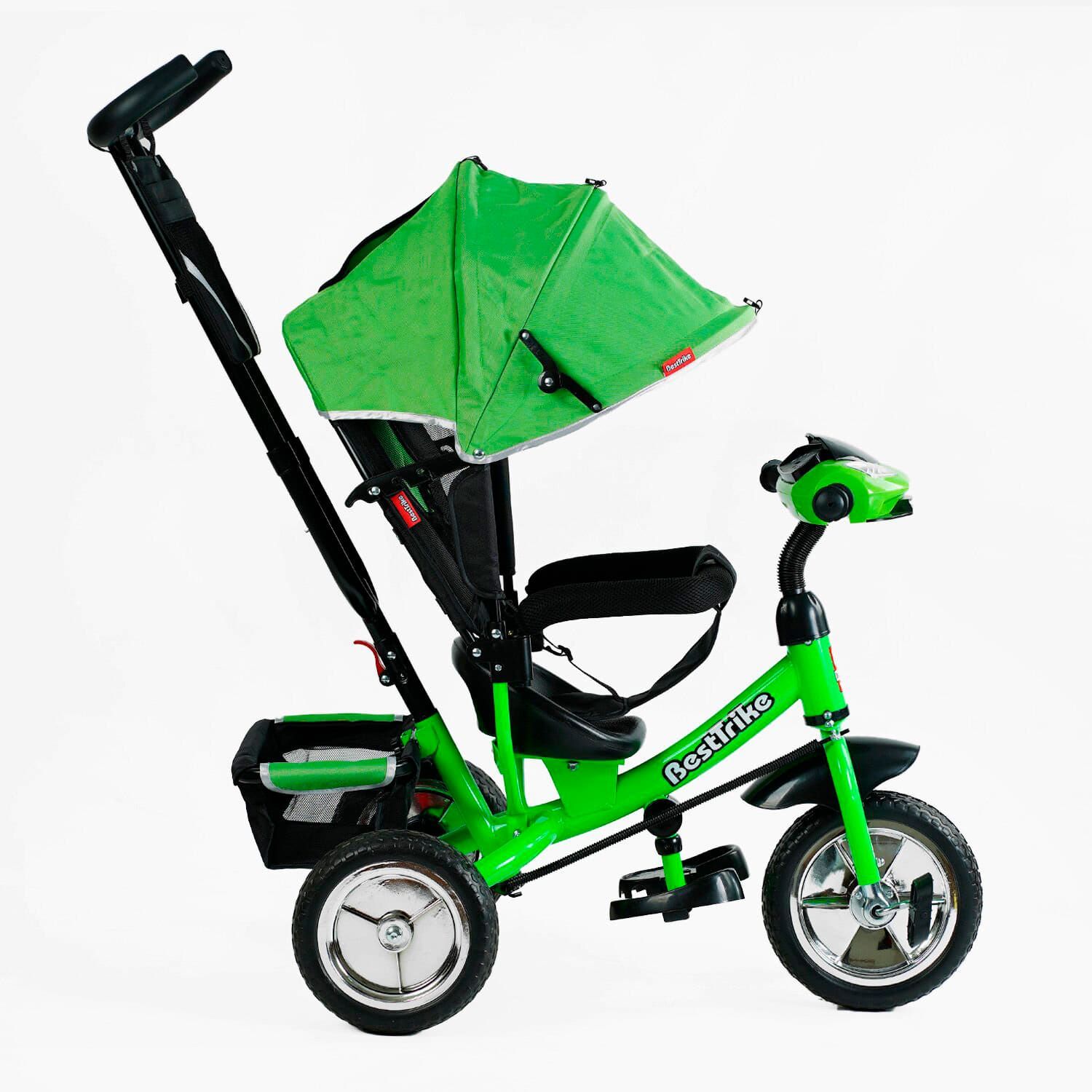 Трехколесный детский велосипед (6588/68-945) Best Trike колеса пена, фара музыкальная, USB, Bluetooth