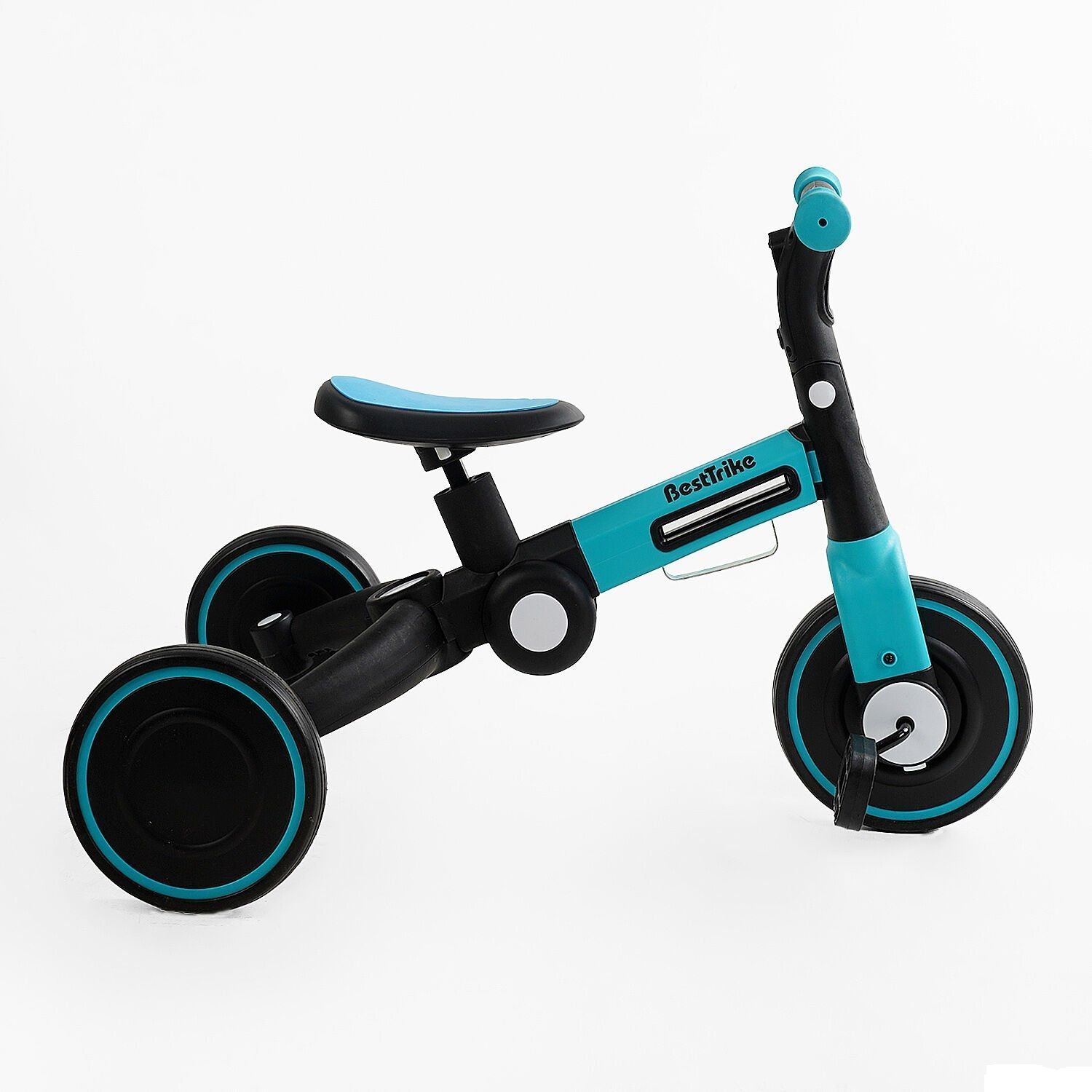 Детский велосипед велобег (BS-77552) Best Trike колеса EVA переднее 8'', заднее 6'', нейлоновая рама, подсветка