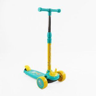 Самокат триколісний Skyper (LR-15678) колеса зі світлом, кермо знімне