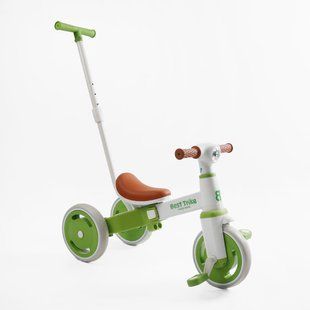 Трехколесный велосипед с родительской ручкой Best Trike (LB-10240) материал рамы нейлон, колеса передние 10", задние 8"