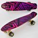 Скейт пенні борд з колесами що світяться F 5490 Best Board, дошка = 55см, колеса PU, d = 6см