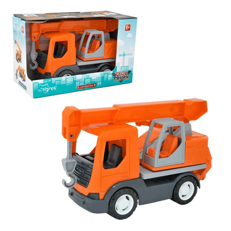 Авто "Tech Truck" кран 39890 (8) "Tigres" в коробці