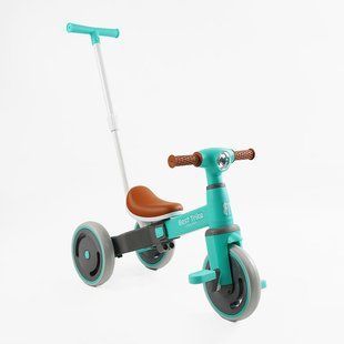 Трехколесный велосипед с родительской ручкой Best Trike (LB-10360) материал рамы нейлон, колеса передние 10", задние 8"